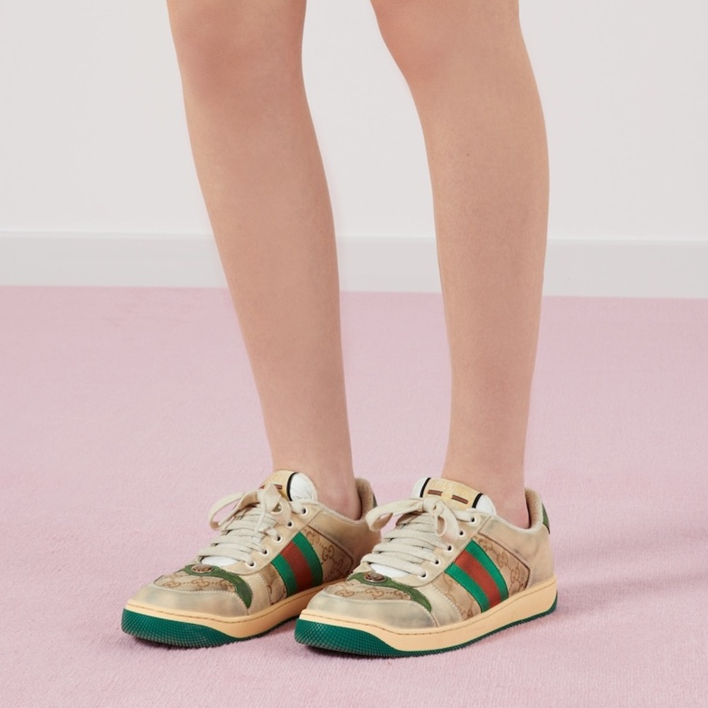 Gucci ‘Screener’ Leather Trainers
